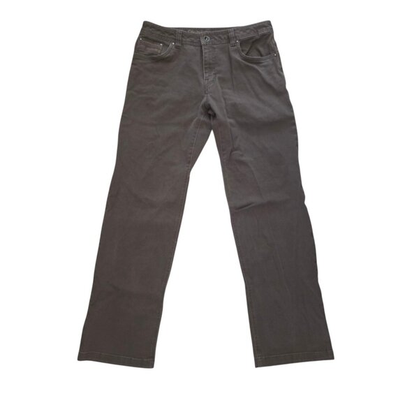 Prana Axiom Straight Leg Jeans Brown 34 x 34 EUC - Picture 1 of 3